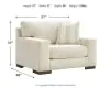Ashley Furniture 5200323 Maggie - Chair and a Half - Birch