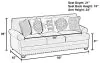 Jackson Furniture Industries 428303-1561/46-2430/38 Farmington - Sofa - Buff
