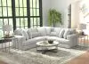 Jackson Furniture Industries 3303/72/46-18 Jackson Furniture Industries 3303/72/46-18 Logan - 2 Piece Upholstered Sectional With Comfort Coil Seating And 8 Accent Pillows Included - Moonstruck