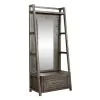Liberty Furniture 406-OT-2PCS Modern Farmhouse - 2 Piece Hall Tree Set - Dusty Charcoal