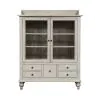 Liberty Furniture 661W-CH5468 Whitney - Display Cabinet - Antique Linen / Weathered Gray