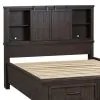 Liberty Furniture 759-BR13B Liberty Furniture 759-BR13B Thornwood Hills - Queen Bookcase Headboard - Rock Beaten Brown