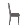 Liberty Furniture 131-C6501S Newport - Splat Back Side Chair - Smokey Gray / Carbon Gray