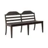 Liberty Furniture 297-C2000B Paradise Valley - Ladder Back Bench - Saddle Brown