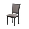 New Classic D4832B-48S-RND Potomac - 5 Piece Round Dining Set (Table & 4 Chairs) - Brown / Black