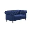 New Classic UKD13-20-BLUC Emma Crystal - Loveseat - Royal Blue
