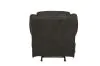 Jackson Furniture Industries 41072-1176/18-1276/18 Hayden - Fabric Chaise Rocker Recliner With Heat / Massage & Oversize Xtra Comfort Footrest - Dark Brown