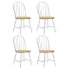 CoasterEveryday 4129 Cinder - Wood Dining Side Chair (Set of 4) - White