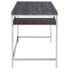 CoasterEssence 801271 Kravitz - 1-Shelf Writing Desk - Weathered Gray
