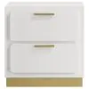 Coaster Fine Furniture 224772 Caraway - 2-Drawer Nightstand - White