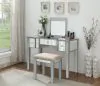 Furniture of America CM-DK6385SV-UPS3 Joyce - Vanity With Stool - Silver
