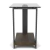 Riverside Furniture 82212 Riverside Furniture 82212 Cortland - Chairside Table - Dark Brown