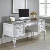 Liberty Furniture 244-HO110 Magnolia Manor - Writing Desk - Antique White & Weathered Bark