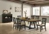 Intercon HP-CH-385W-BBP-RTA Harper - Lattice Chair - Brushed Brown / Pecan