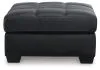 Benchcraft® 1700408 Barlin Mills - Oversized Accent Ottoman - Carbon