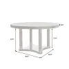 Pulaski Furniture P393-DR-K1 Asher Park - Round Dining Table - Piano Brown