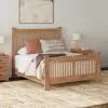 Intercon OP-BR-5825Q-TAU-C Intercon OP-BR-5825Q-TAU-C Oak Park - Queen Slat Bed - Taupe