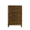 New Classic B0182-070 Ballard - 5 Drawer Chest - Walnut