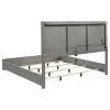 Coaster Fine Furniture 224971KEB2 Ives - King Side Rails & Slats, Box 2 of 2 - Gray High Gloss
