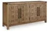 Benchcraft® D858-60 Ridgester - Dining Room Server - Light Brown