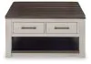Ashley Furniture T796-00 Darborn - Lift Top Cocktail Table - Gray / Brown