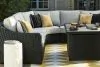 Ashley Furniture P792P1 Ashley Furniture P792P1 Beachcroft - 3-Piece Outdoor Sectional - Black