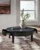 Ashley Furniture T551-8 Marstream - Round Cocktail Table - Black