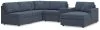 Ashley Furniture 92121S22 Ashley Furniture 92121S22 Modmax - 6-Piece Sectional With Raf Corner Chaise And Storage Console - Ink
