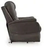 Ashley Furniture 1760912 Snowfield - Power Lift Recliner - Gunmetal