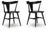 Ashley Furniture D501-02 Gretlynn - Dining Room Side Chair (Set of 2) - Black