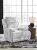 Ashley Furniture PC4280406 Rhines Falls - Zero Wall Recliner - Alloy