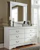 Ashley Furniture B129/31/36/87/84/88 Ashley Furniture B129/31/36/87/84/88 Anarasia - 5 Pc. - Dresser, Mirror, Full Sleigh Bed - White