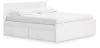 Ashley Furniture EB9630B21 Ashley Furniture EB9630B21 Onita - King Panel Platform Bed With 2 Side Storage - White
