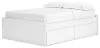Ashley Furniture EB9630B13 Ashley Furniture EB9630B13 Onita - Full Platform Bed With 2 Side Storage - White