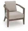 Ashley Furniture PCP310-050 Joy Lagoon - Outdoor Chairs With Cushions/Table (Set of 3) - Beige