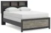 Ashley Furniture PCB1118B13 Ashley Furniture PCB1118B13 Broachmyn - Full Bookcase Bed - Black / Gray