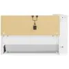 Ashley Furniture EB1221B1 Ashley Furniture EB1221B1 Piperton - Twin Bookcase Storage Bed - White