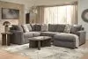 Ashley Furniture PC86205S1 Ashley Furniture PC86205S1 Larson Levee - 3-Piece Sectional With RAF Corner Chaise - Espresso