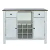 Liberty Furniture 186W-SR4836 Liberty Furniture 186W-SR4836 Carolina Crossing - Server - White / Antique Honey