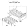 CoasterEssence 400381T Norwood - 3-Drawer Twin Bed With Captains Trundle - Chestnut
