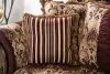 Furniture of America SM6433-LV Matteo - Loveseat - Burgundy / Brown