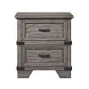 Intercon FG-BR-4902-STE-C Intercon FG-BR-4902-STE-C Forge - Nightstand - Brushed Steel
