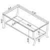 Coaster Fine Furniture 720338-S2 Saide - 2 Piece Glass Top Coffee And End Table Set - Chrome