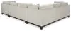 Benchcraft® 33004/38/34/17/21/08 Benchcraft® 33004/38/34/17/21/08 Maxon Place - 5 Pc. - 3-Piece Sectional With Raf Corner Chaise, Chair, Ottoman - Stone