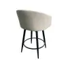 Intercon BS-BS-130C-CHM-C24 Metal Base Barstools - Barstool With Barrel Seat - Champagne