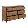 Liberty Furniture 336-BR31 Liberty Furniture 336-BR31 Harrison Heights - 6 Drawer Dresser - Sienna