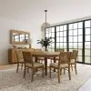 Coaster Fine Furniture 108930-S7W Arini - 7-Piece Round Dining Room Table Set - Sand Wash