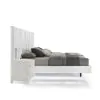 New Classic 00-1840-100NS New Classic 00-1840-100NS Europa - 6/6 Eastern King Bed With 2 Nightstands & Panels - White
