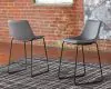 Ashley Furniture D372-824 Ashley Furniture D372-824 Centiar - Upholstered Barstool (Set of 2) - Gray
