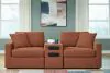 Ashley Furniture 92102S13 Ashley Furniture 92102S13 Modmax - 3-Piece Sectional With Audio System Console - Spice